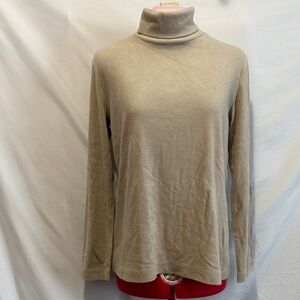 Uniqlo Beige Turtleneck Sweater XL85